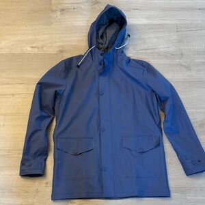 Women's lavender Hooded Rain Jacket